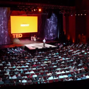 TED on stage